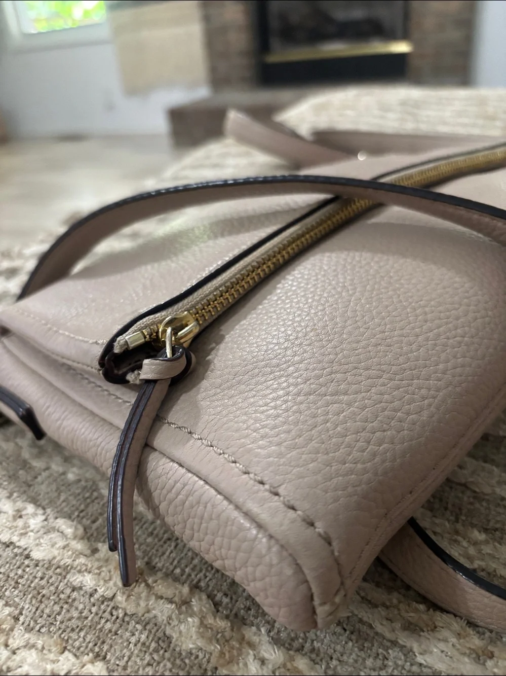 Kate Spade Leila Mini Crossbody Pebbled Leather Fold-Over‎ Crossbody Bag